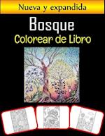 Libro de colorear de bosque