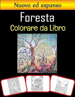 Libro da colorare foresta