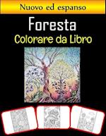 Libro da colorare foresta