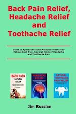 Back Pain Relief, Headache Relief and Toothache Relief: Guide to Approaches and Methods to Naturally Relieve Back Pain, Several Kinds of Headache and