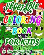 Vegetable Coloring Book For Kids