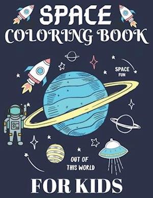 Space Coloring Book For Kids