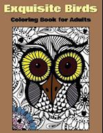 Exquisite Birds Coloring Book For Adults