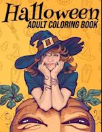 Halloween Adult Coloring Book