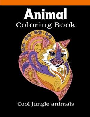 Animal Coloring Book Cool Jungle Animals