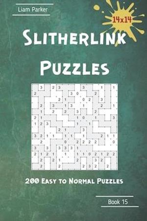 Slitherlink Puzzles - 200 Easy to Normal Puzzles 14x14 Book 15