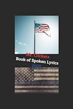 Mr. Crickets Book of Spoken Lyrics 2020