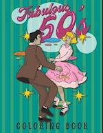 Fabulous 50's Coloring Book