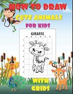 How To Draw Cute Animals For Kids With Grids