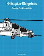 Helicopter Blueprints Coloring Book for Adults