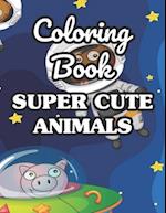 Coloring Book Super Cute Animals