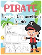 Pirate Handwriting workbook for kids