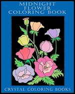 Midnight Flower Coloring Book