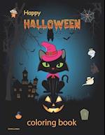 Happy Halloween Coloring Book