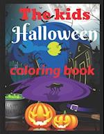 The kids Halloween coloring book