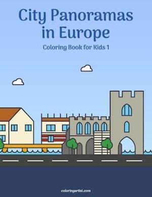 City Panoramas in Europe Coloring Book for Kids 1