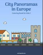 City Panoramas in Europe Coloring Book for Kids 1