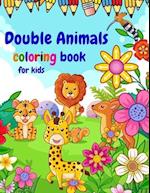 Double Animals Coloring Book For Kids
