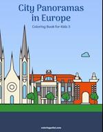 City Panoramas in Europe Coloring Book for Kids 3