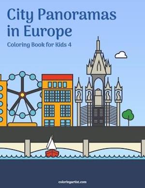 City Panoramas in Europe Coloring Book for Kids 4