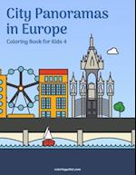 City Panoramas in Europe Coloring Book for Kids 4