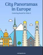 City Panoramas in Europe Coloring Book for Kids 5