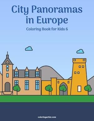 City Panoramas in Europe Coloring Book for Kids 6