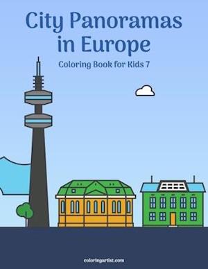 City Panoramas in Europe Coloring Book for Kids 7