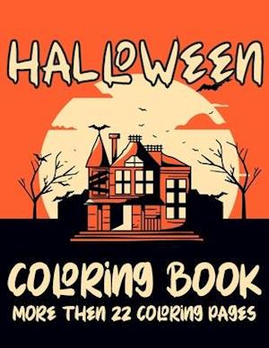 Halloween Coloring Books More Then 22 Coloring Pages