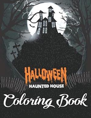 Halloween Haunted House Coloring Book