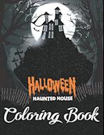 Halloween Haunted House Coloring Book