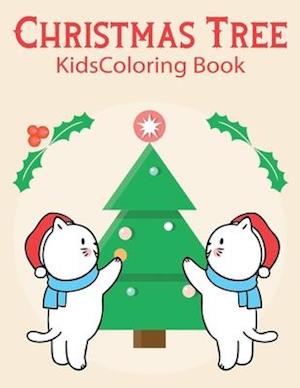 Christmas Tree Kids Coloring Book