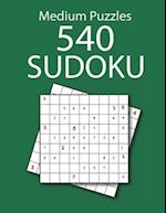 540 Medium Sudoku Puzzles