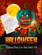 halloween coloring book for kids ages 4-8