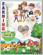 Farming Coloring Book For Kids