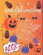 Beauty of Halloween Coloring book