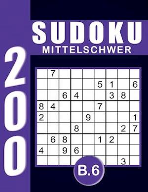 Sudoku Erwachsene Mittelschwer Band 6