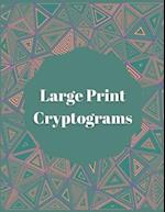 Large Print Cryptograms: A fantastic puzzle book for teens 