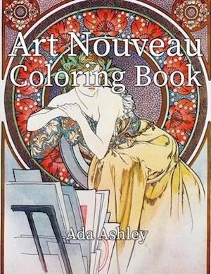 Art Nouveau Coloring Book: 30 Coloring Pages for Adults of Alphonse Mucha Illustrations