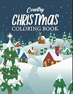 Country Christmas Coloring Book