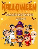 Halloween Coloring Book for Kids Ages 2-4