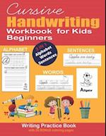 Cursive Handwriting Workbook for Kids Beginners