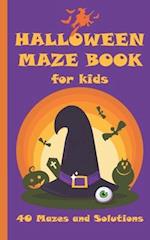 Halloween Maze Book for Kids