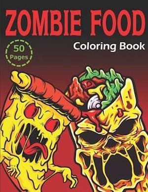 Zombie Food Coloring Book