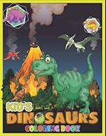 Kid's Dinosaurs Coloring Book