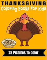 Thanksgiving Coloring Book for Kids