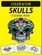 Skulls Coloring Book