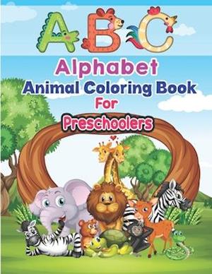 ABC Alphabet Animal Coloring Book For Preschoolers