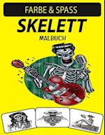 Skelett Malbuch