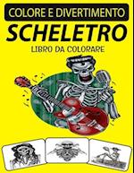 Scheletro Libro Da Colorare